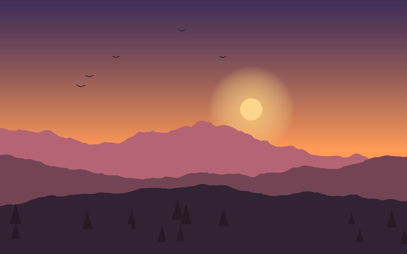 Landschaftsillustration