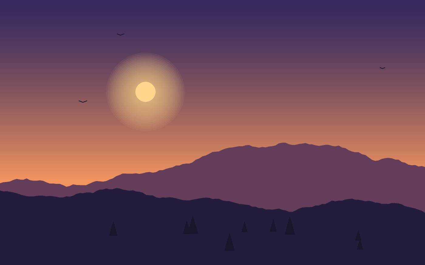 Landschaftsillustration