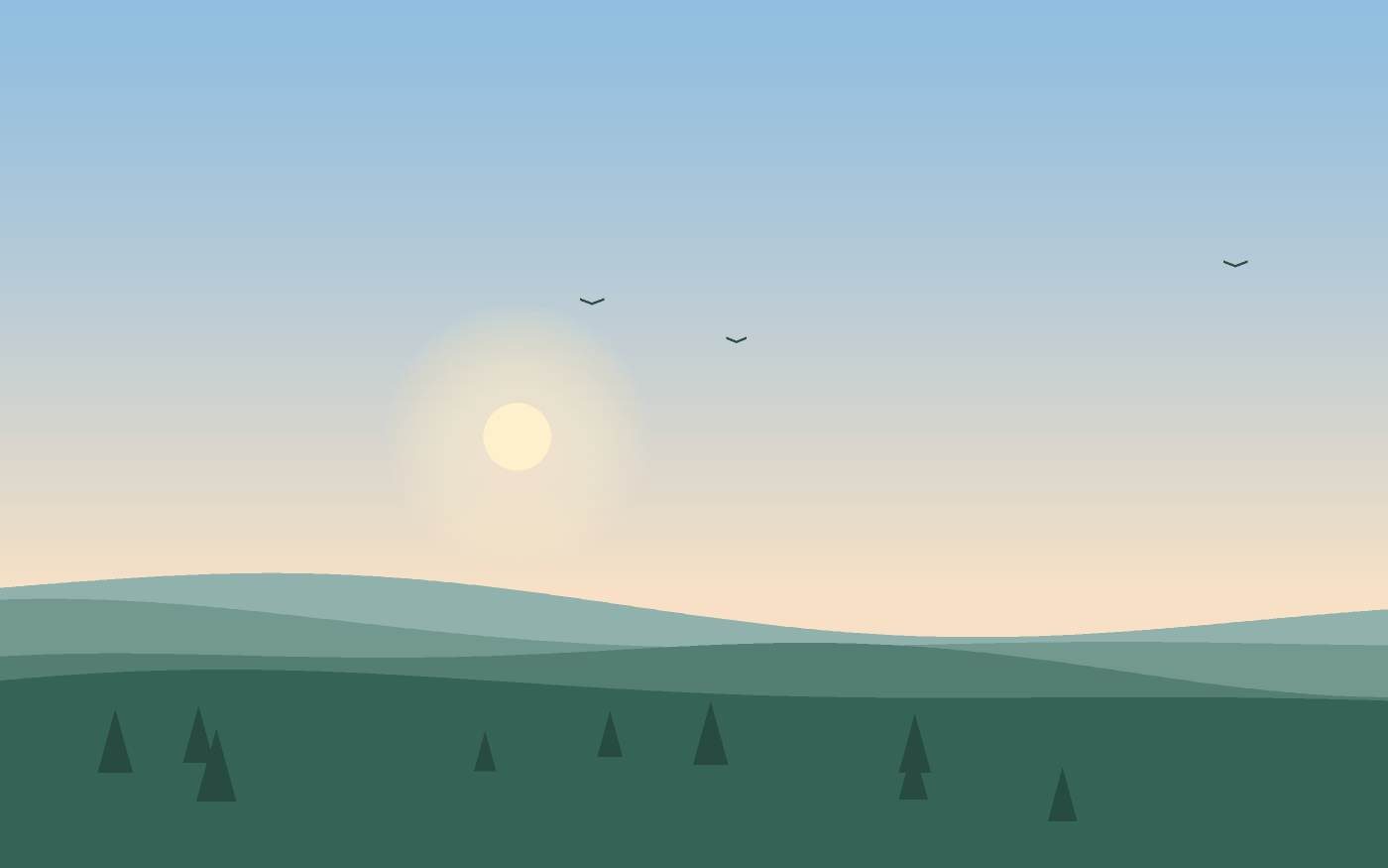 Landschaftsillustration