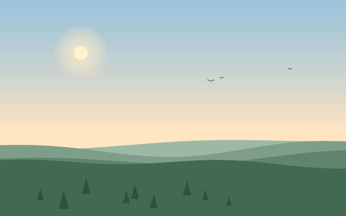 Landschaftsillustration