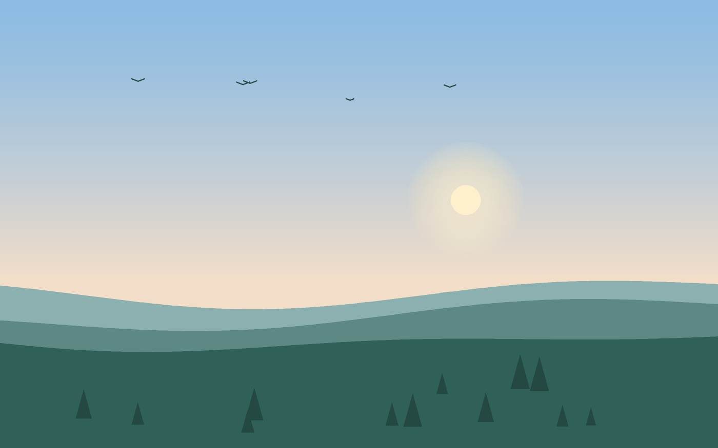 Landschapsillustratie