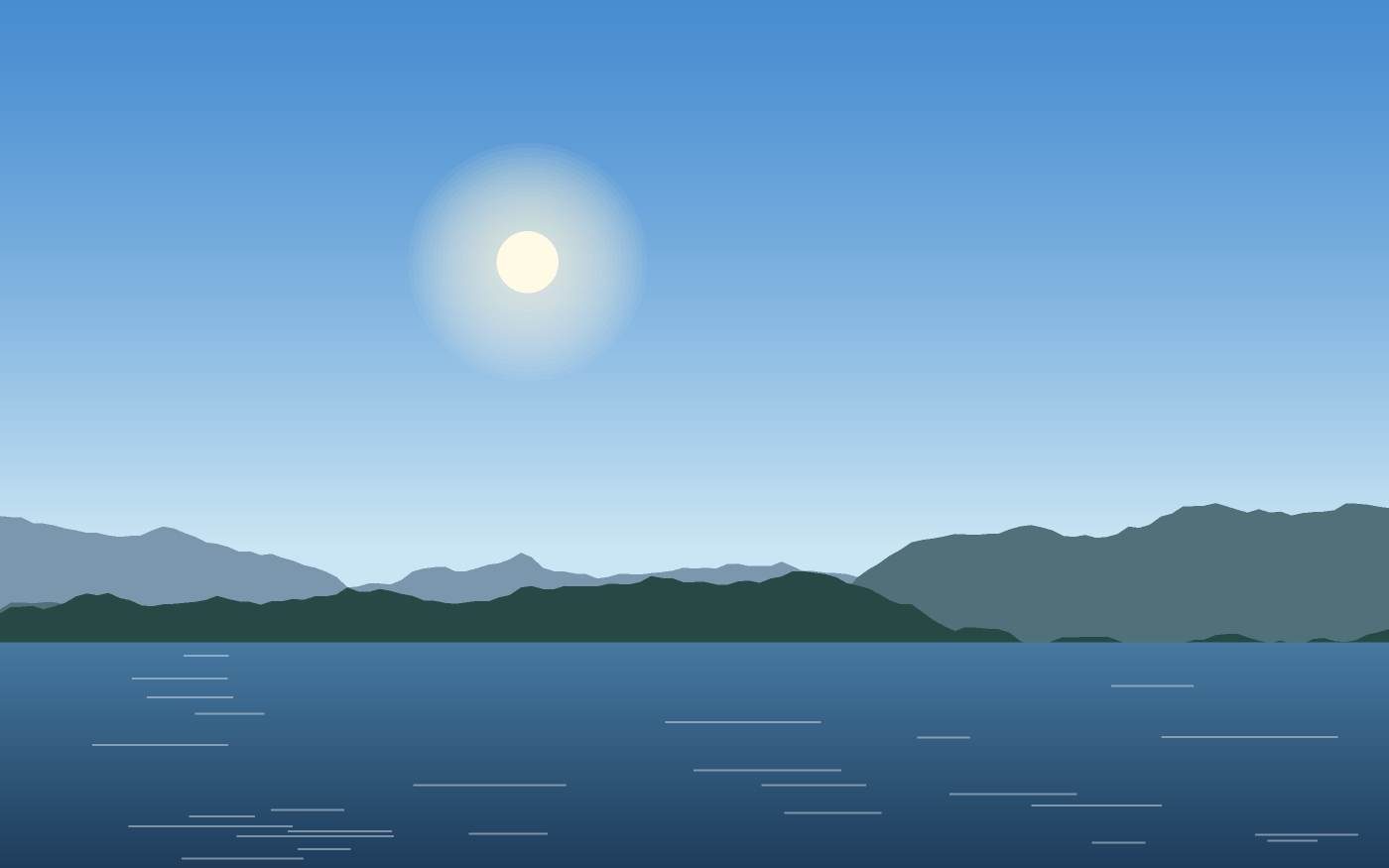 Landschapsillustratie