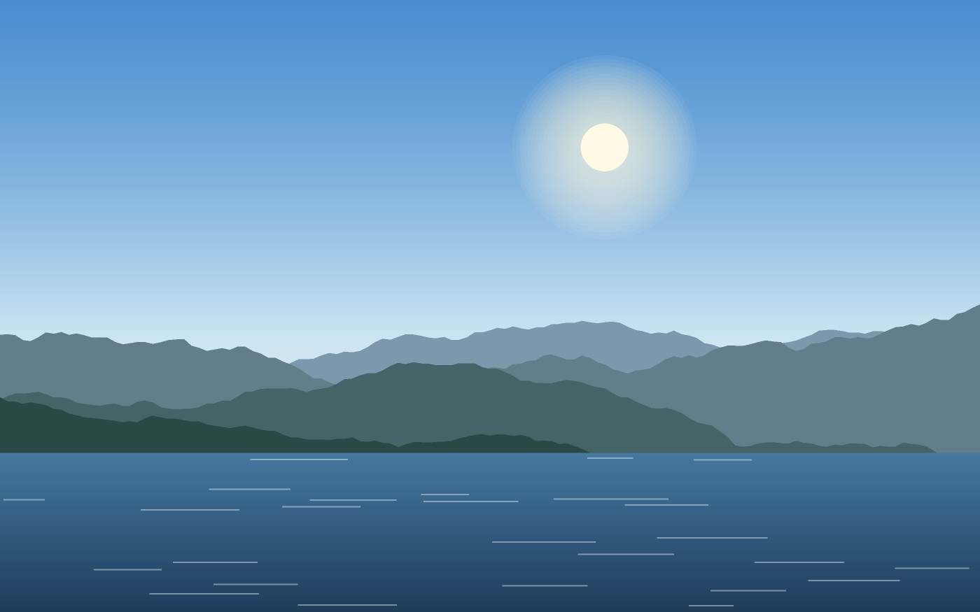 Landschaftsillustration