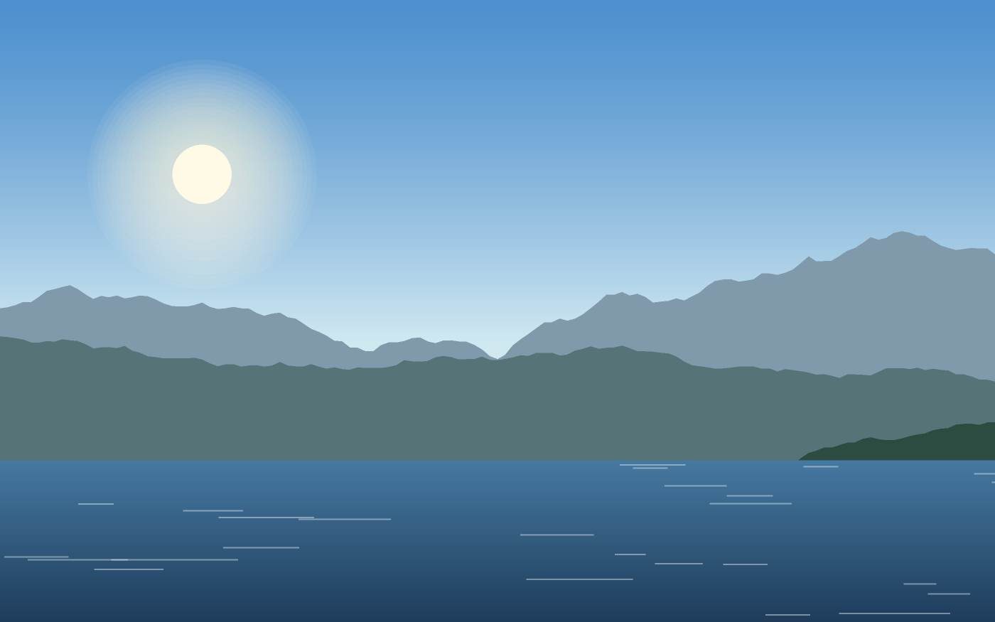 Landschaftsillustration