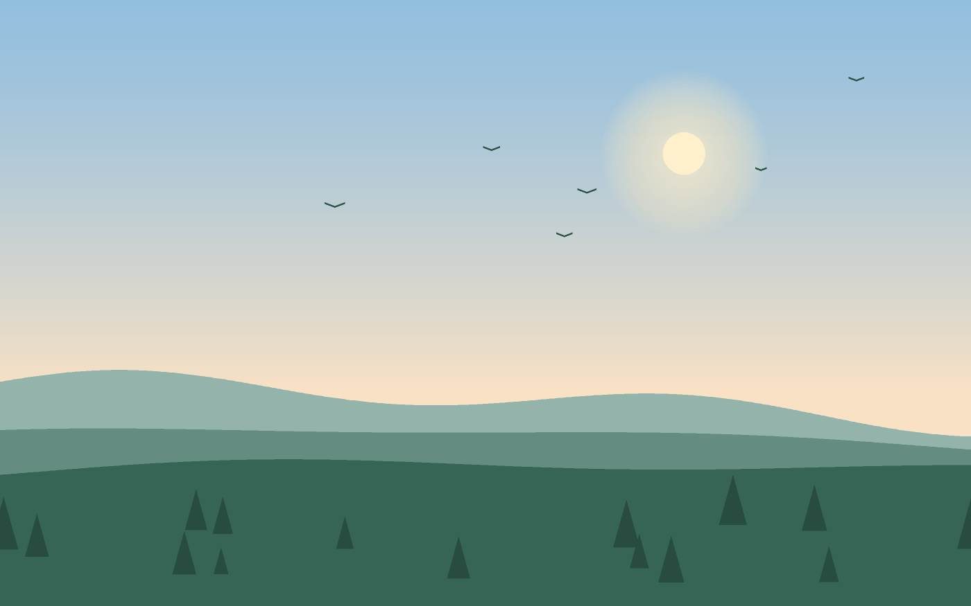 Ilustrace krajiny