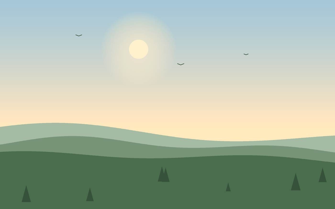 Landschaftsillustration