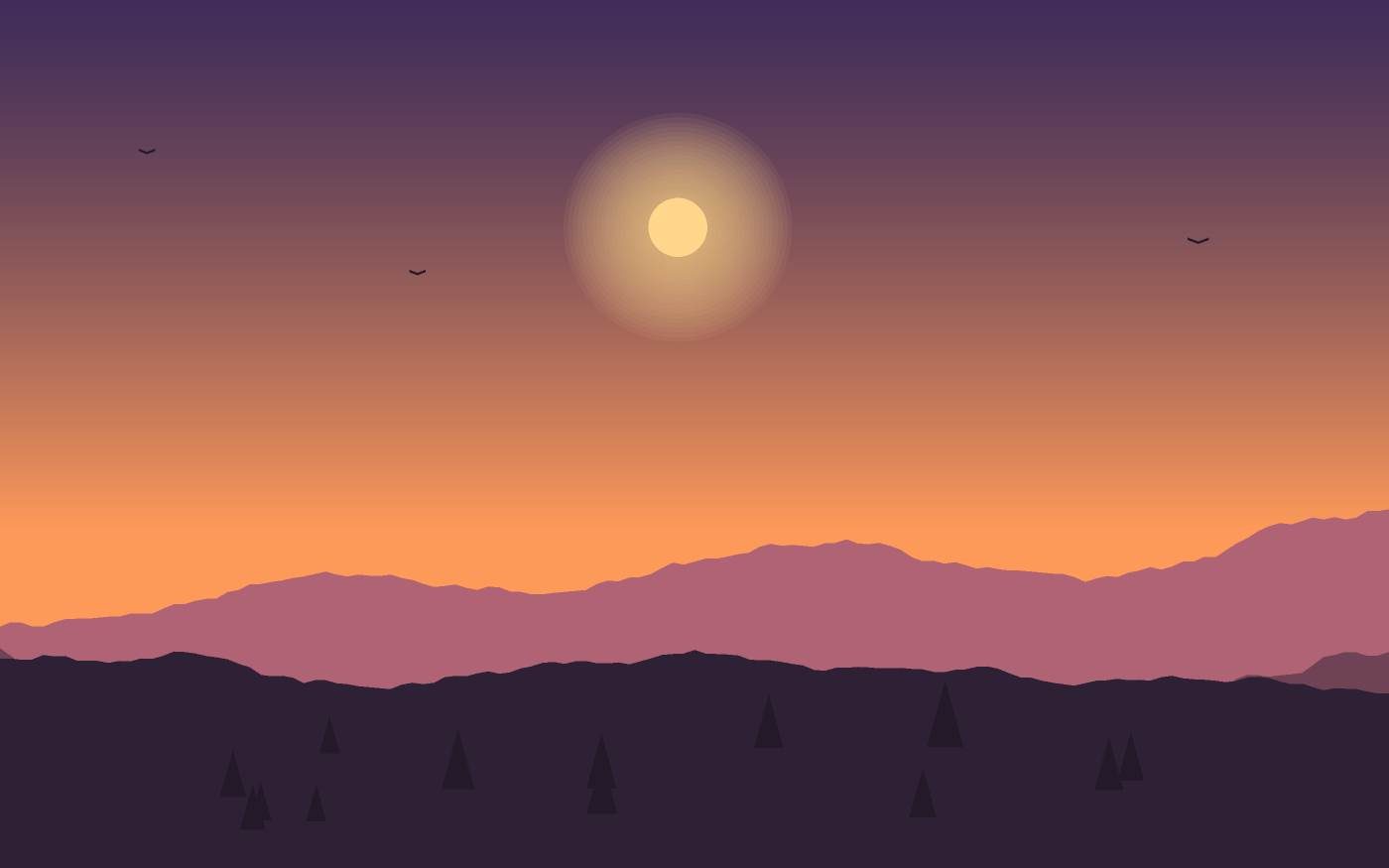 Landschaftsillustration