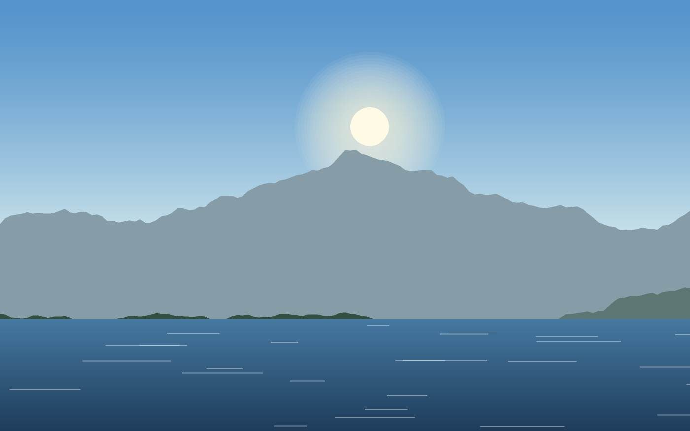 Ilustración de un paisaje
