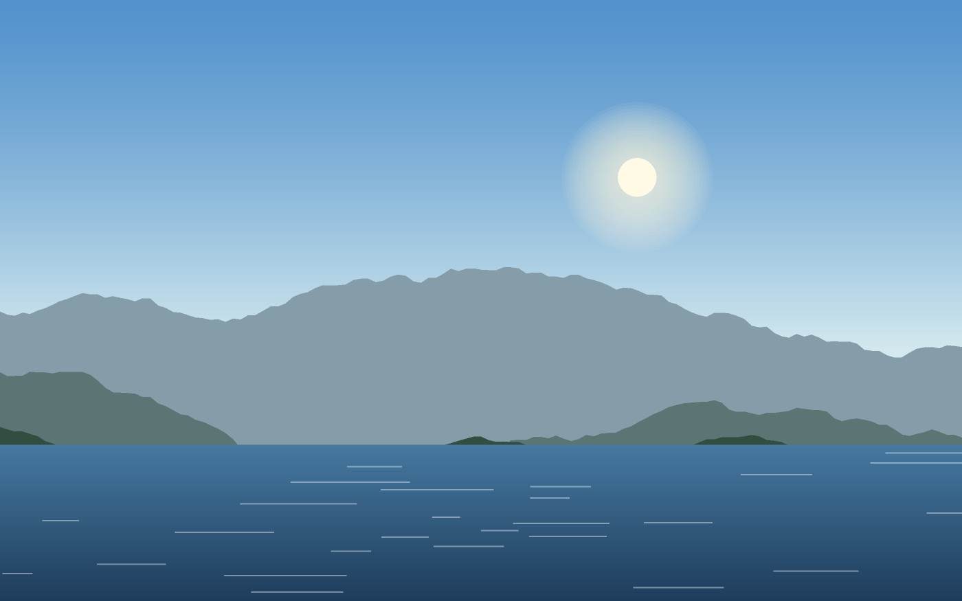 Ilustración de un paisaje