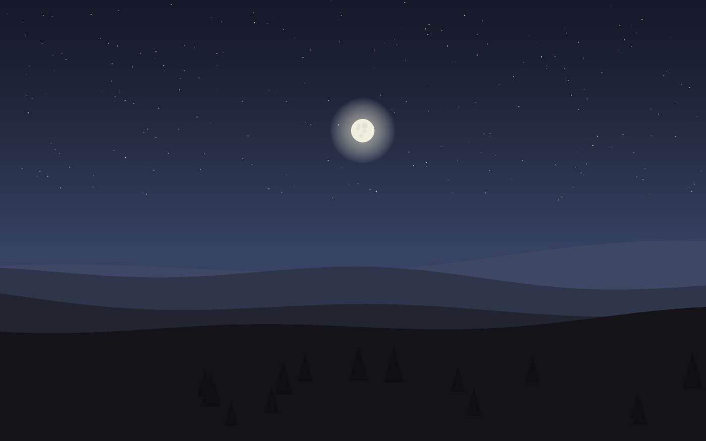 Illustrazione di un paesaggio