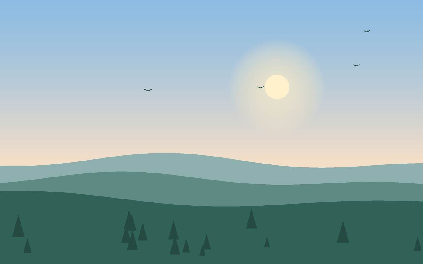 Landschapsillustratie