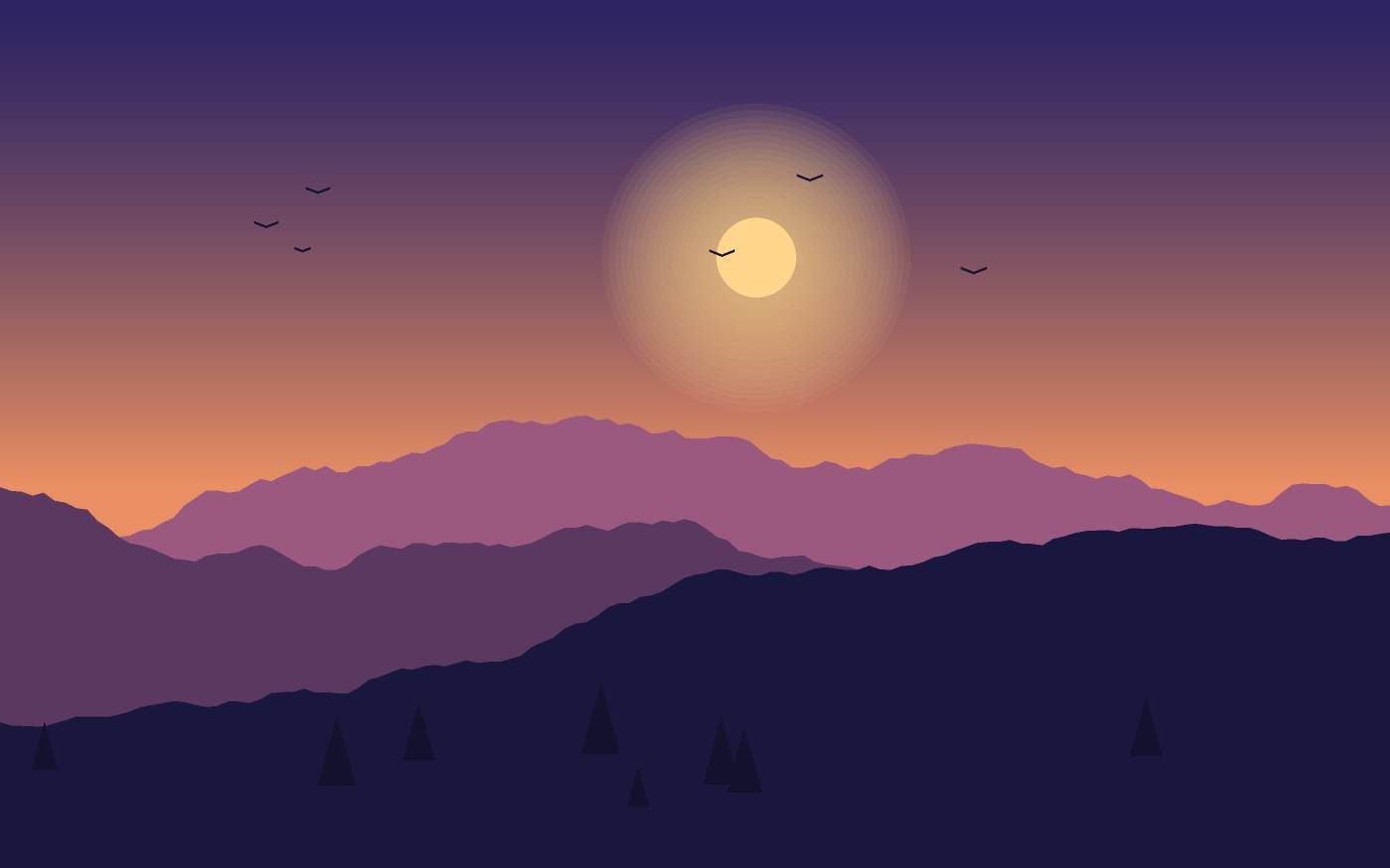 Ilustracja krajobrazu