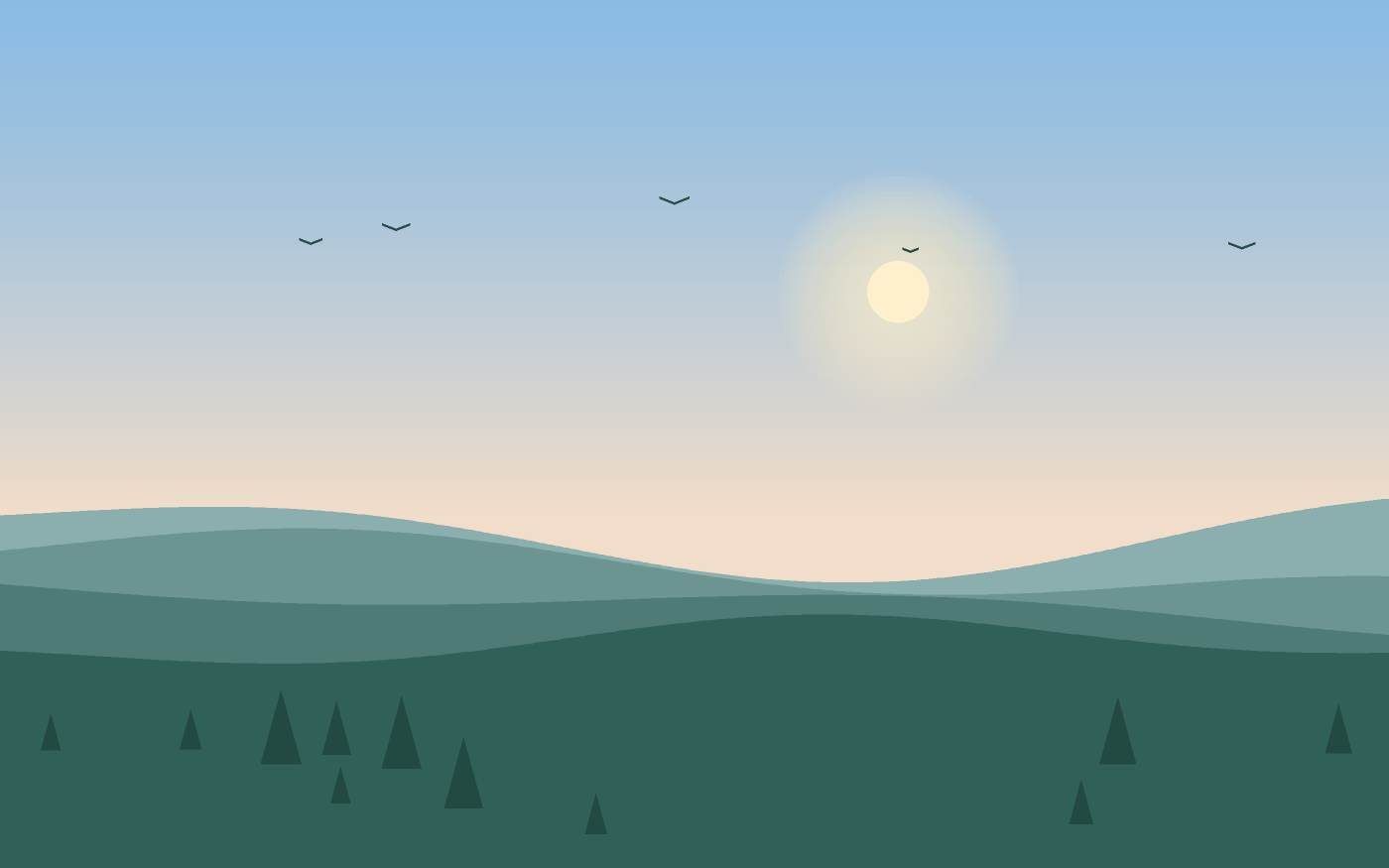 Landskapsillustration